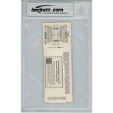 Deion Sanders Autographed Florida State Seminoles 1988 Ticket Beckett 53103