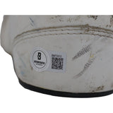 Steve Watson Signed Game Used Nike Sz 12.5 Cleat Right Foot Beckett 44716