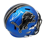 Ndamokung Suh Signed Detroit Speed Full Size Alternate 2024 Dark Blue NFL Helmet