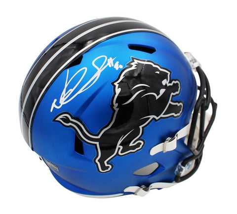 Ndamokung Suh Signed Detroit Speed Full Size Alternate 2024 Dark Blue NFL Helmet