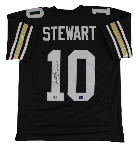 Colorado Kordell Stewart "Slash" Signed Black Pro Style Jersey BAS Wit #2W969552