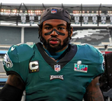 D'Andre Swift Signed Philadelphia Eagles Pro-Cut Jersey (JSA) Ex-Georgia Bulldog