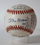 Stan Musial Autographed/Inscribed HOF '69 & Lifetime Stats Ball LE #272/1000 PSA