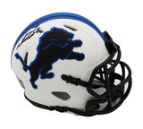 Ndamokung Suh Signed Detroit Lions Speed Lunar NFL Mini Helmet