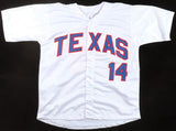 Julio Franco Signed Texas Rangers Jersey (Beckett) 1991 A.L. Batting Champion