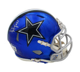 Jake Ferguson Signed Dallas Cowboys Speed Flash NFL Mini Helmet