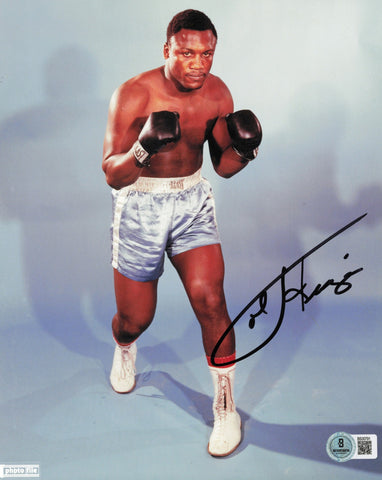Smokin Joe Frazier Autographed Signed 8x10 Photo Beckett BAS QR #BS30791