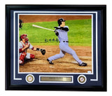 Hideki Matsui Signed In Kenji Framed 16x20 Yankees 2009 World Series Photo JSA