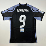 Autographed/Signed Karim Benzema Real Madrid 16-17 Black Jersey Beckett COA