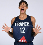 Rayan Rupert Signed Team France Jersey / 2023 Draft Pick Portland Trailblazers