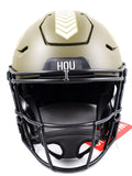 JJ Watt Autographed Texans F/S Salute to Service Speed Flex Helmet-BA W Hologram