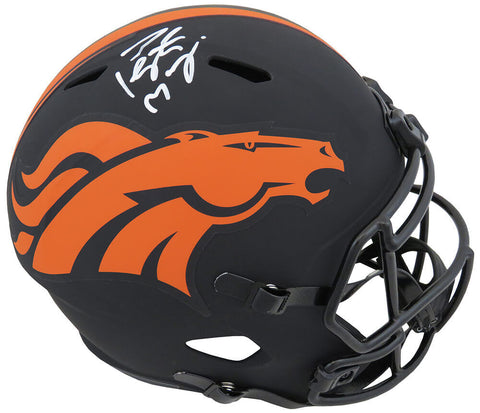 Peyton Manning Signed Broncos ECLIPSE Riddell FS Speed Rep Helmet (Fanatics COA)