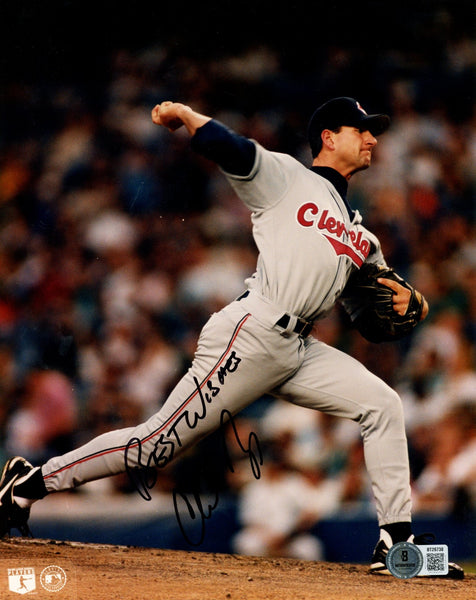 Charles Nagy Autographed Cleveland Indians 8x10 Photo Best Wishes Beckett 56646