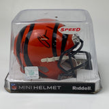 Autographed/Signed Chad Johnson Ochocinco Cincinnati Bengals Mini Helmet BAS COA