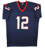 Nico Collins Authentic Signed Navy Pro Style Jersey Autographed BAS Witnessed