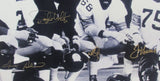 Steel Curtain Green/White/Holmes/Greenwood Steelers Signed 16x20 BC Sports 98156