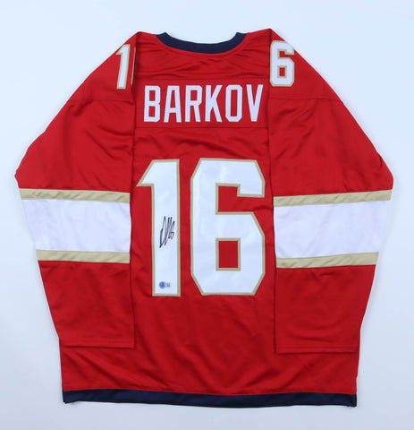 Aleksander Barkov Signed Florida Panthers Jersey (Beckett) 2xStanley Cup Champ