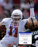 Derrick Johnson Signed/Auto 8x10 Photo Texas Longhorns PSA/DNA 185233