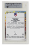 Fernando Torres Signed 2022-23 Topps Chrome UCC Golazo #G5 - BGS Authentic Auto