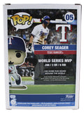 Rangers Corey Seager Signed Texas Rangers #05 Funko Pop Figure JSA #CD80414