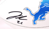 Jahmyr Gibbs Autographed Detroit Lions Logo Football - Fanatics *Black