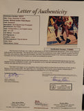 Michael Jordan & Kobe Bryant Duel-Signed 16x20 Deluxe Framed JSA/UDA COA