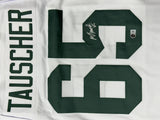 MARK TAUSCHER Signed Replica White Jersey - Green Bay Packers - BAS