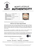 Yankees (26) Torre, Rivera, Raines Signed WS Logo OML Baseball BAS #AE64057