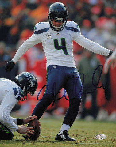 Steven Hauschka Autographed Signed 8x10 Photo Seattle Seahawks MCS Holo #63128