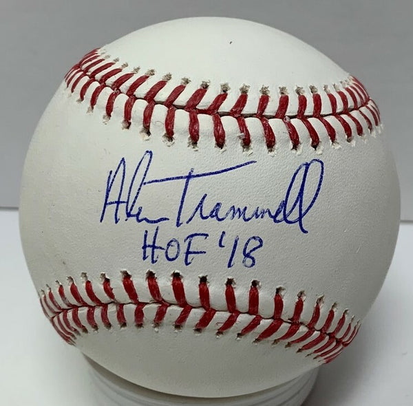 Tigers ALAN TRAMMELL Signed Official MLB Baseball AUTO w/ HOF '18 - JSA