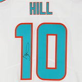 Framed Tyreek Hill Miami Dolphins Autographed Nike White Limited Jersey