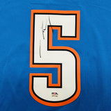 Luguentz Dort Signed Jersey PSA Oklahoma City Thunder Autographed
