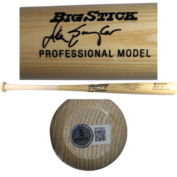 Don Baylor Autographed Colorado Rockies 1993 Inaugural Season Bat Beckett 53426