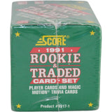 1991 Score Baseball Rookies and Traded Factory Sealed Set 110 Cards 56573