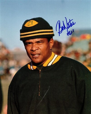 Packers BOB JETER (d) Signed 8x10 Photo #2 AUTO - 2 x SB Champ - 2 x Pro Bowl