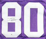 Dwayne Bowe Signed LSU Tigers Career Highlight Stat Jersey (JSA) Chiefs All Pro