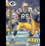 Super Bowl XXXI Packers Jersey Signed by Freeman, Rison, Brooks & Chmura JSA COA