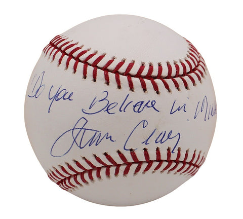 Jim Craig Signed US Olympic Hockey Team Rawlings OML White Baseball with Insc