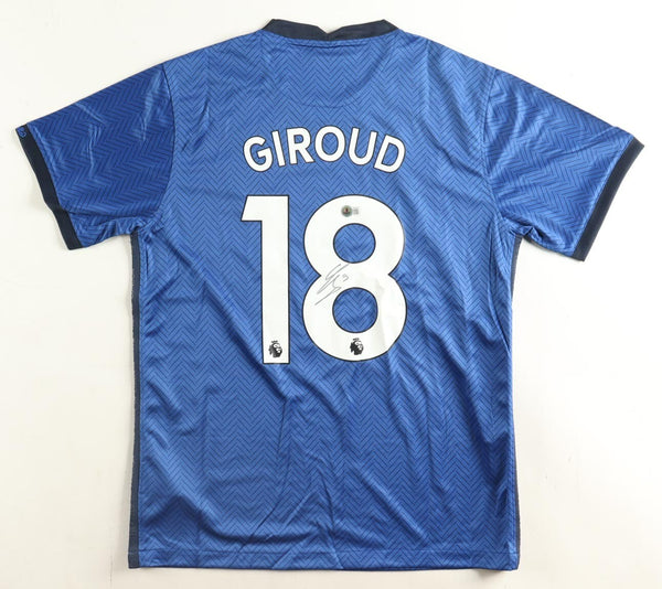 Olivier Giroud Signed Chelsea Football Club Jersey (Beckett) Striker/Team France