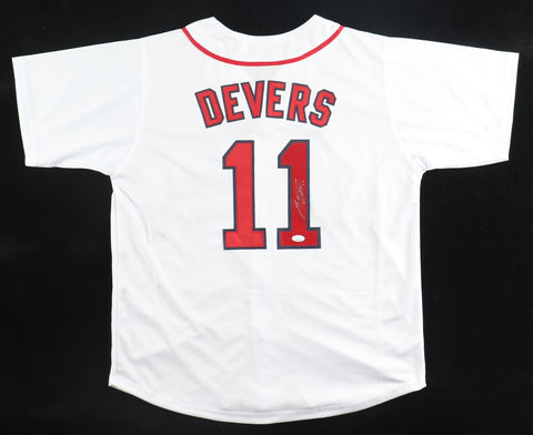 Rafeal Dever Signed Boston Red Sox Jersey (JSA) 2018 World Series Champion