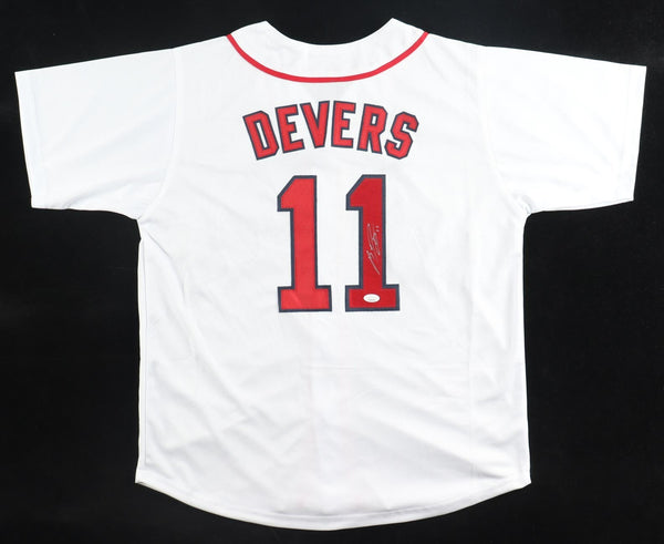 Rafeal Dever Signed Boston Red Sox Jersey (JSA) 2018 World Series Champion
