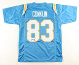 Tyler Conklin Signed Los Angeles Chargers Jersey (JSA) 2018 Draft Pck/ Tight End