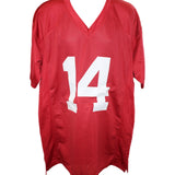 Sam Bradford Autographed College Style XL Red Jersey Beckett Witness 54286