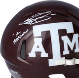 Johnny Manziel Texas A&M Aggies Signed Riddell Speed Mini Helmet w/Heisman Insc