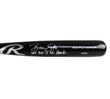Brian Snitker Signed Atlanta Braves Rawlings Black MLB Bat With "For Hank" Insc