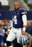 Dak Prescott Signed Dallas Cowboys Jersey (Beckett COA) 2016 4 Round Draft Pick