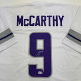 Autographed/Signed J.J. JJ McCarthy Minnesota Winter Warrior Jersey BAS COA