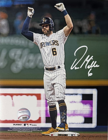Milw. Brewers Infielder OWEN MILLER Signed 8x10 Photo #3 AUTO