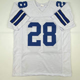 Autographed/Signed Darren Woodson Dallas White Football Jersey JSA COA