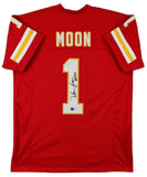 Warren Moon Signed Chiefs Jersey Inscribed "HOF 06"(Beckett) Kansas City QB 1999